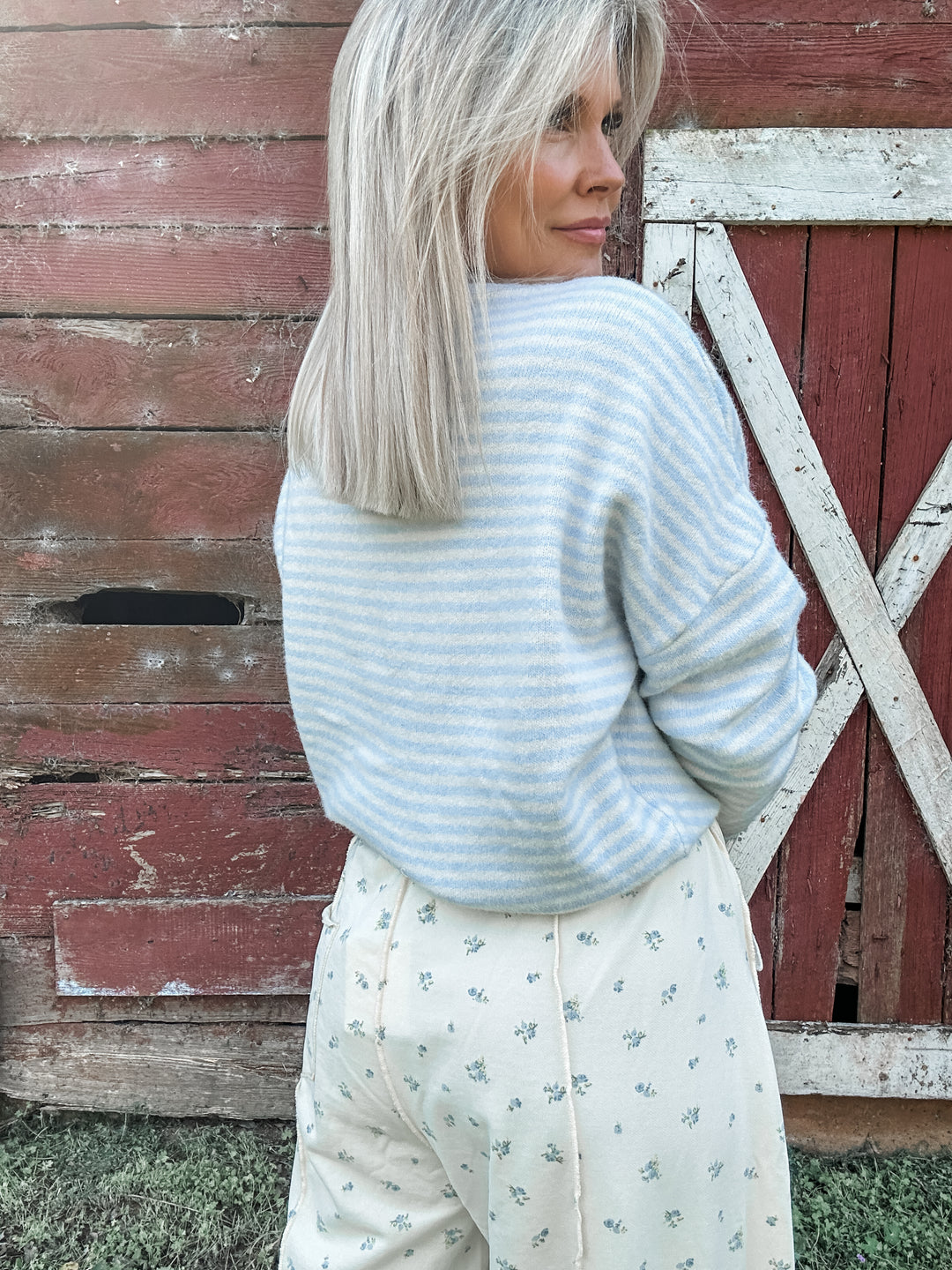 Keep It Easy Cardigan - Light Blue