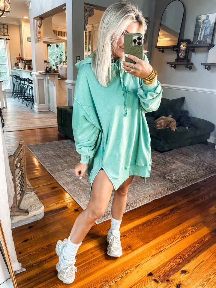 The Weekend Oversized Hoodie - Kelly Green