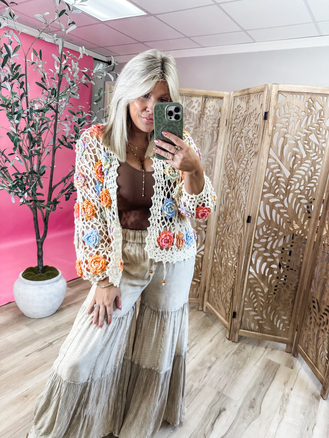 Hooked On You Crochet Cardigan