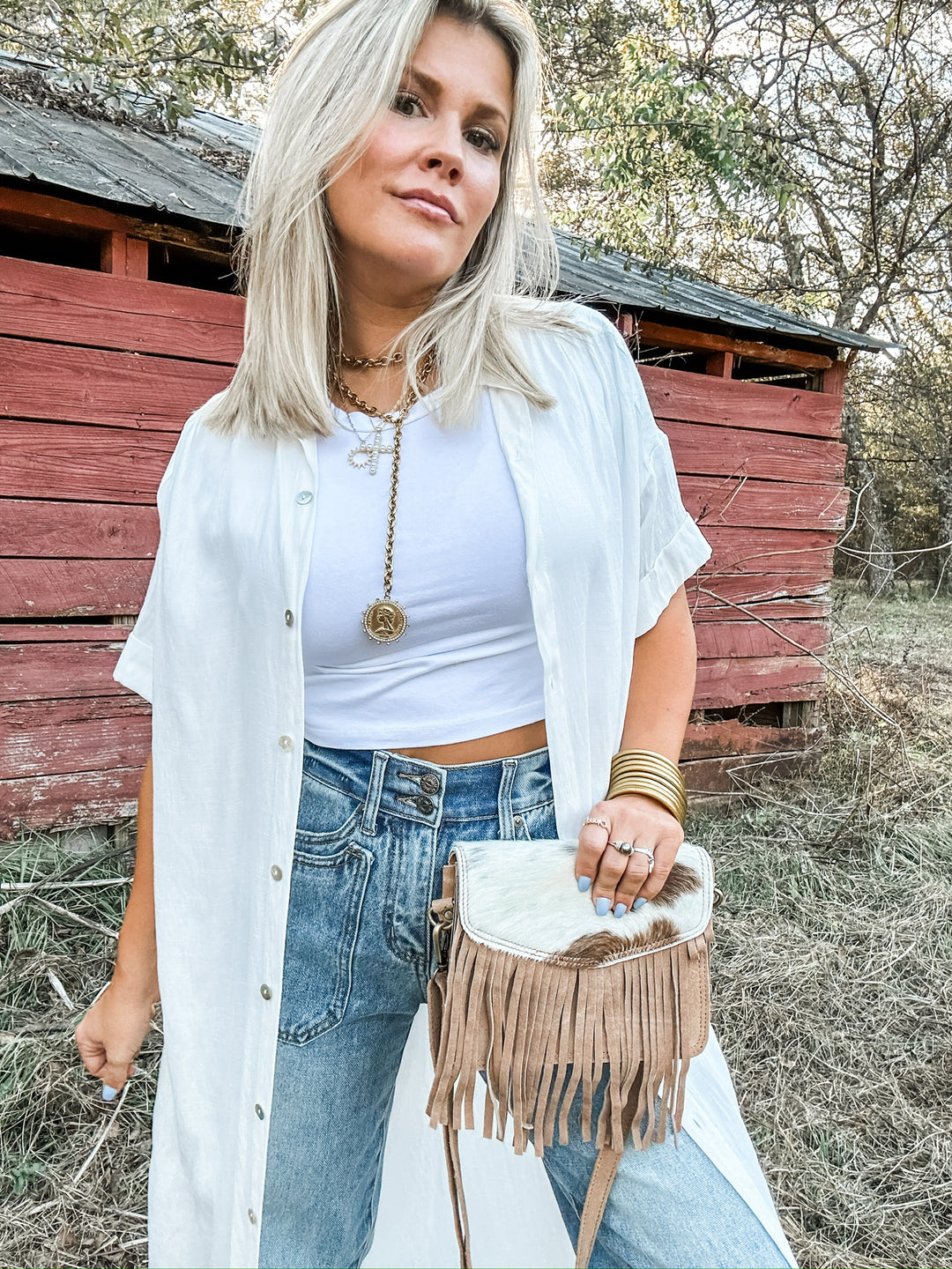 Dusty Trails Duster - Off White