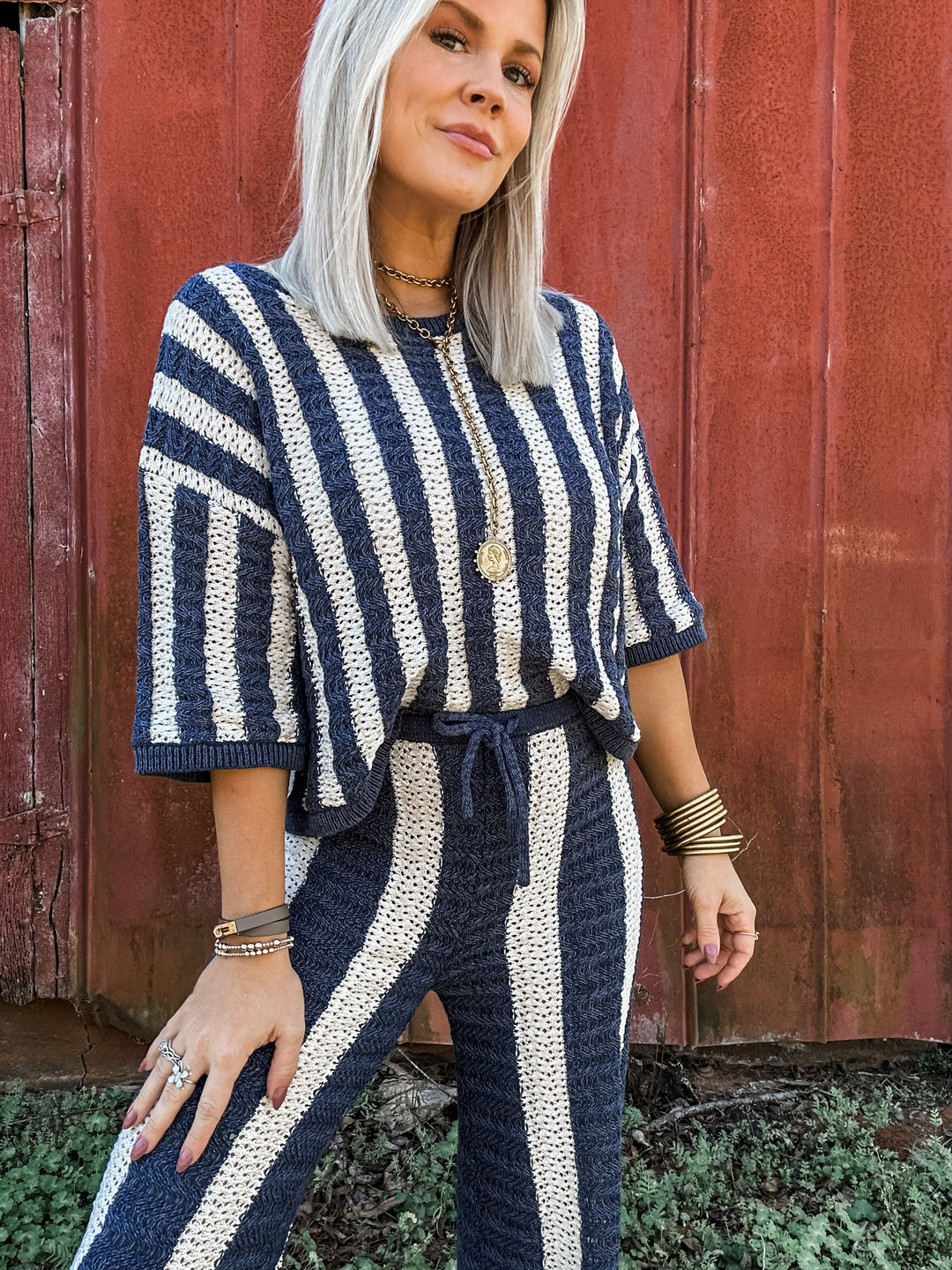 Coastline Coastal Stripe Set
