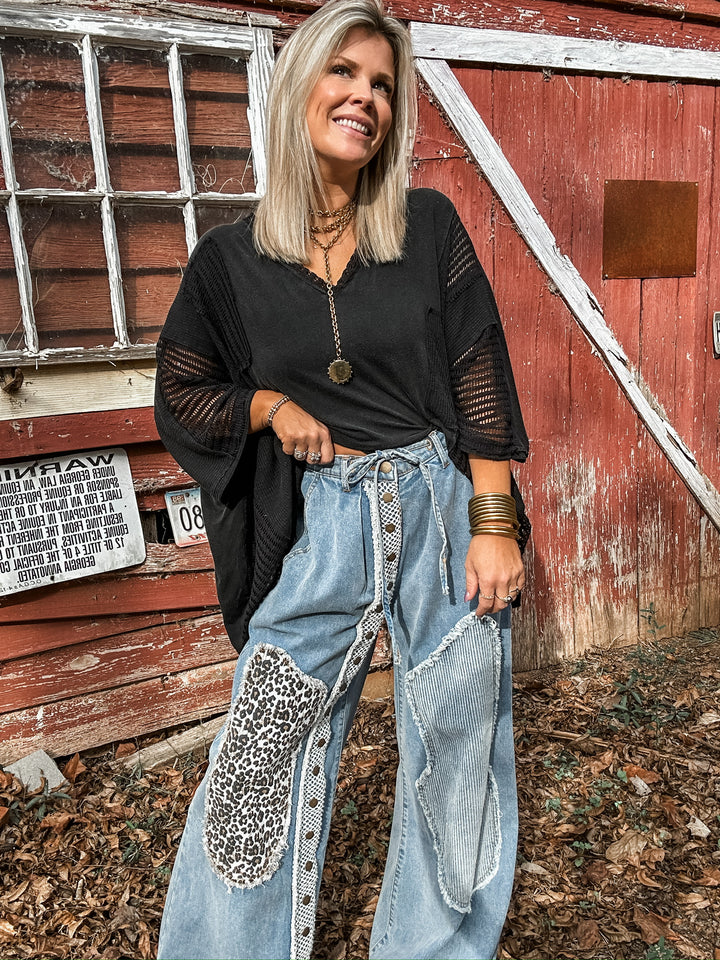 Weekend Wonder Bottoms - Denim Multi