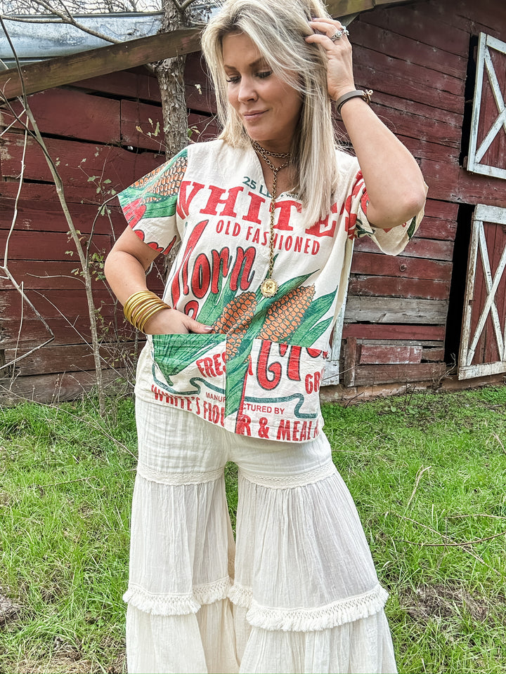 Flour Top with Pockets