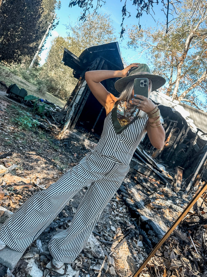 Stay In Line Striped Wide Leg Pants