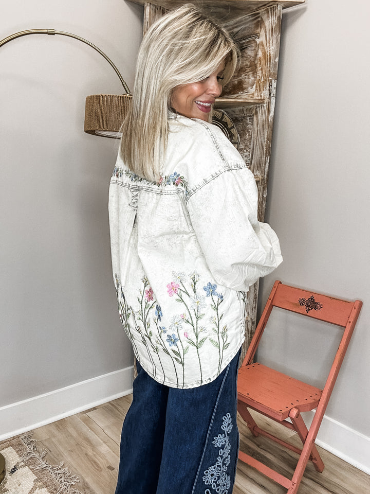 Wildflower Weather Shacket