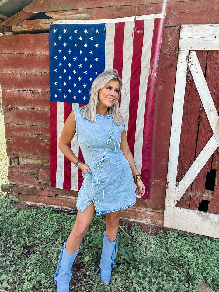 Denim Darling Mineral Wash Denim Dress