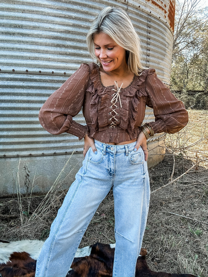 Laced In Wonder Top