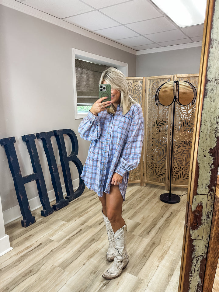 The Core Flannel - Periwinkle