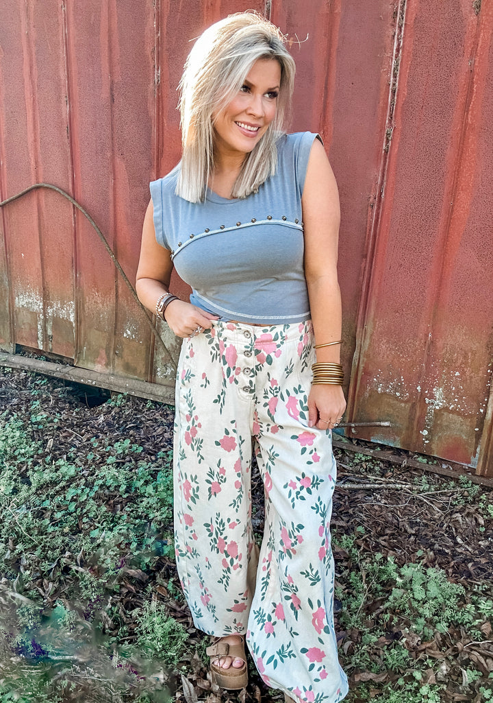 Everyday Edge Top - Slate