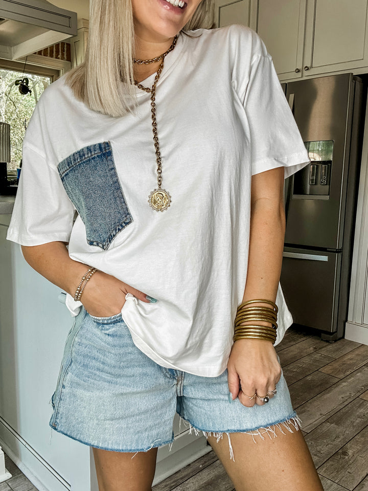 Surprise Me Top - White