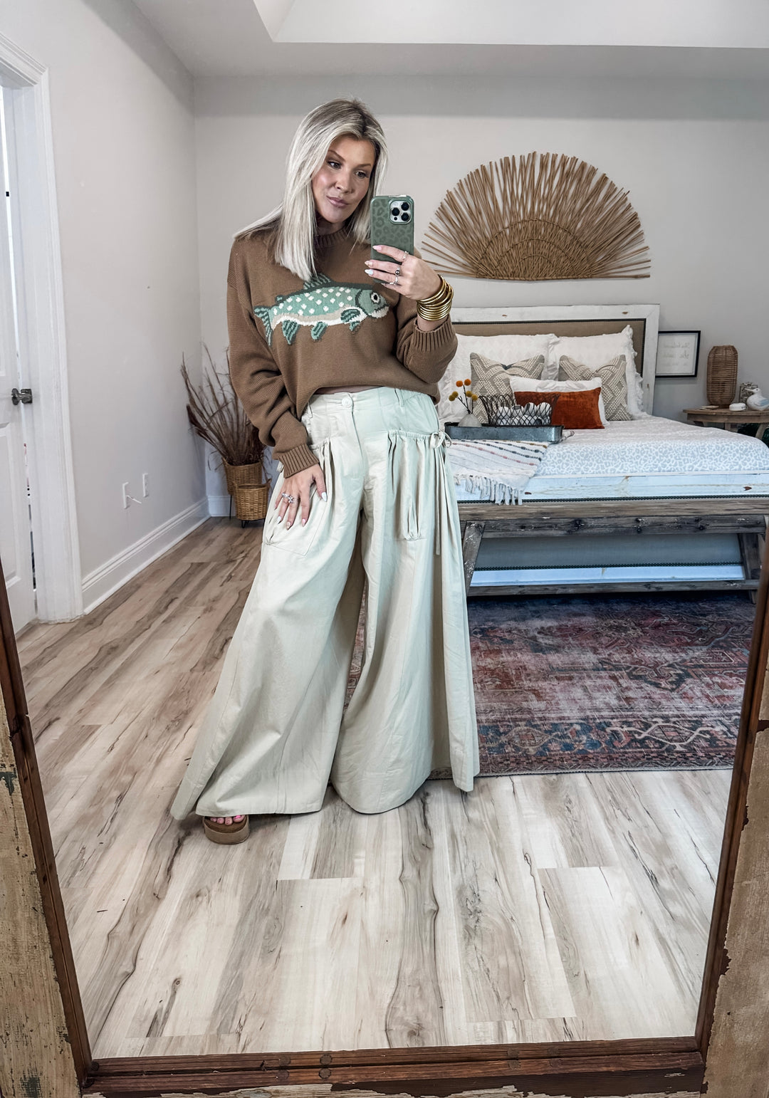 Catch of the Day Sweater - Mocha