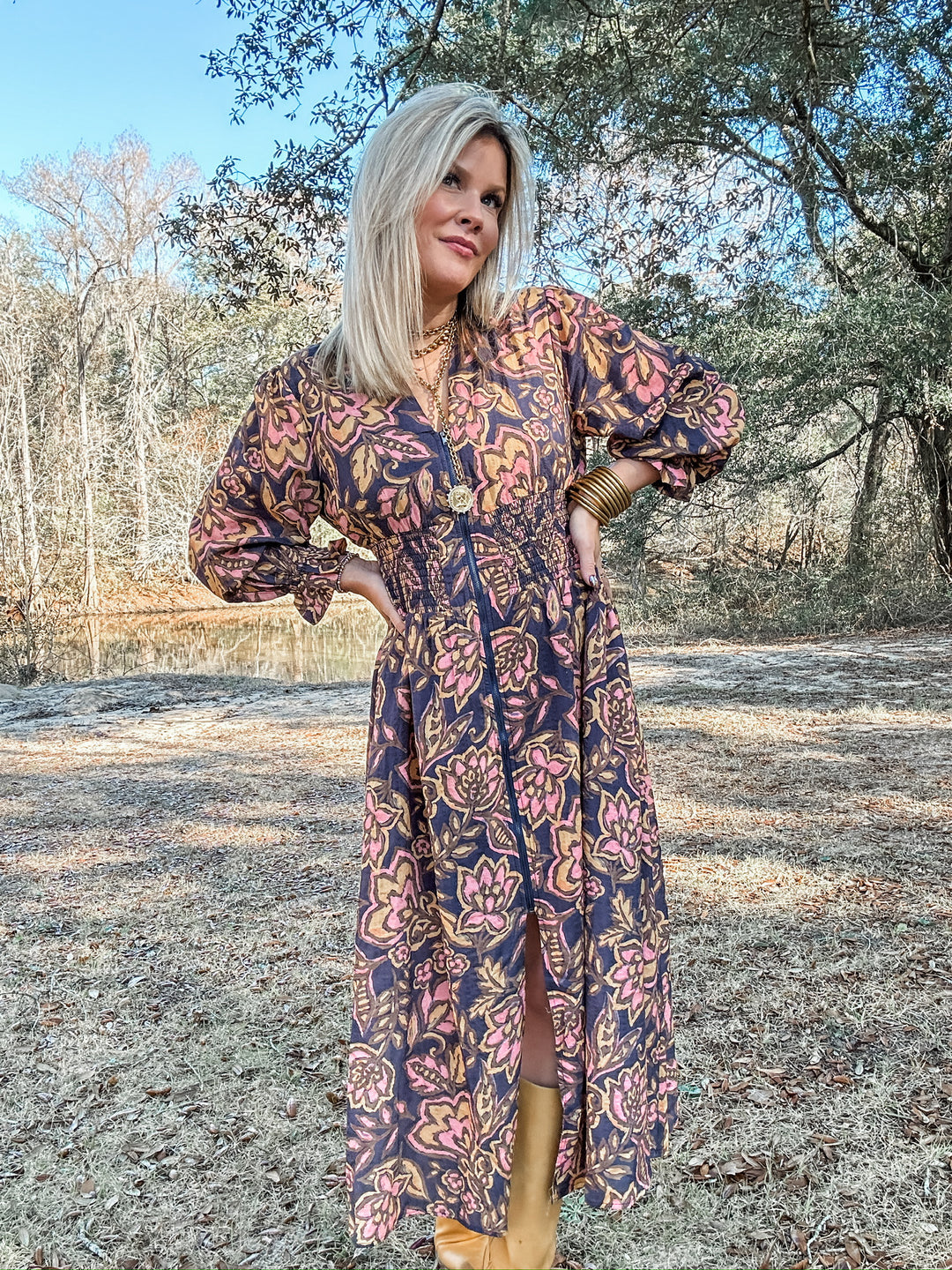 Midnight Bloom Maxi
