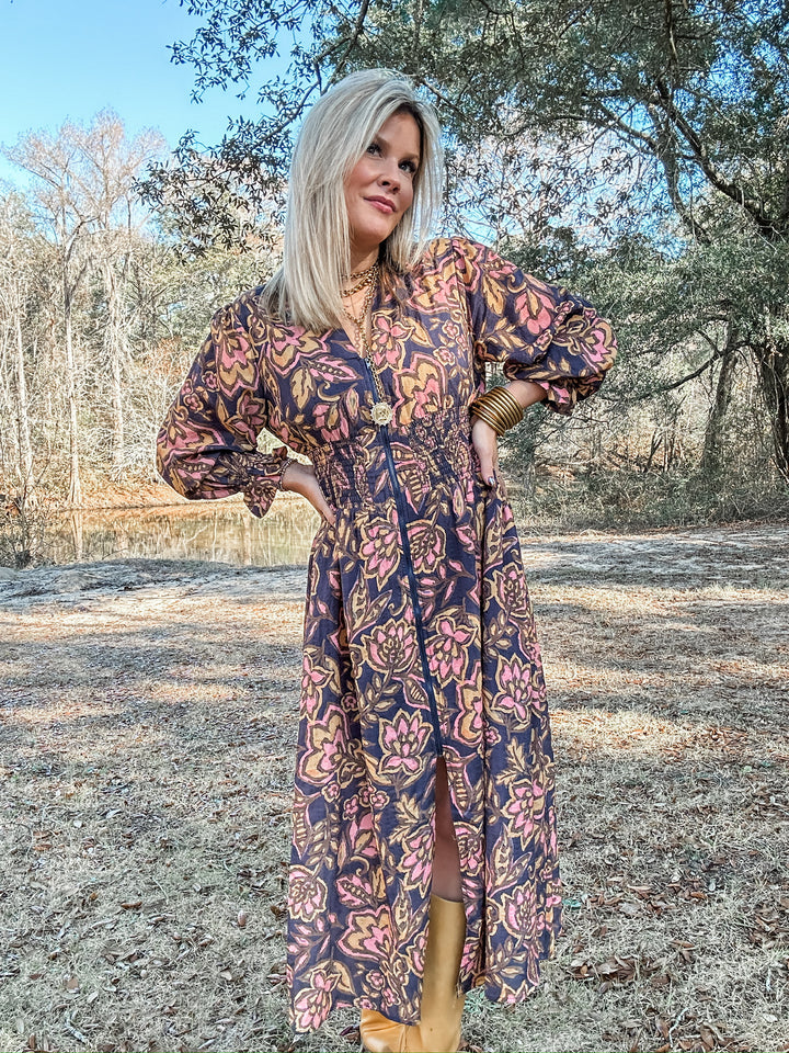 Midnight Bloom Maxi