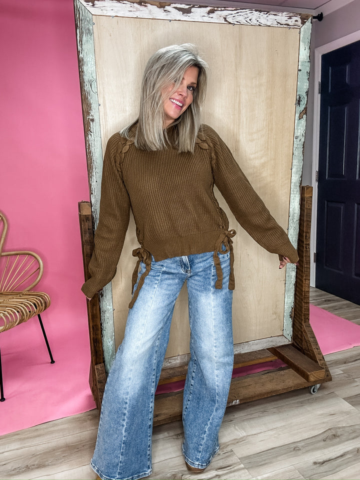 Braided Bliss Sweater DOORBUSTER