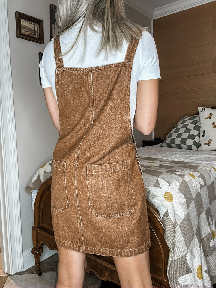 Finishing Touches Overall Dress