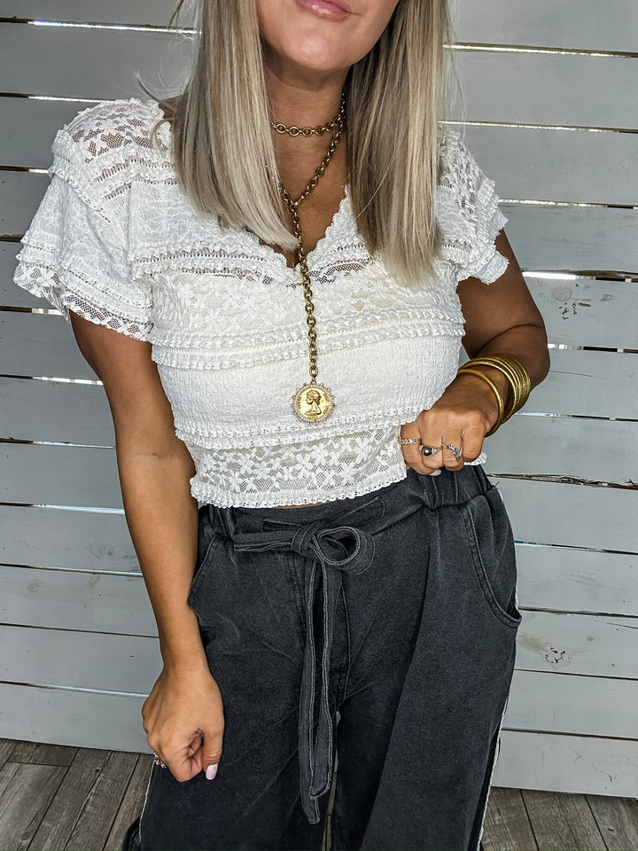 Casual Cut Track Pants - Black