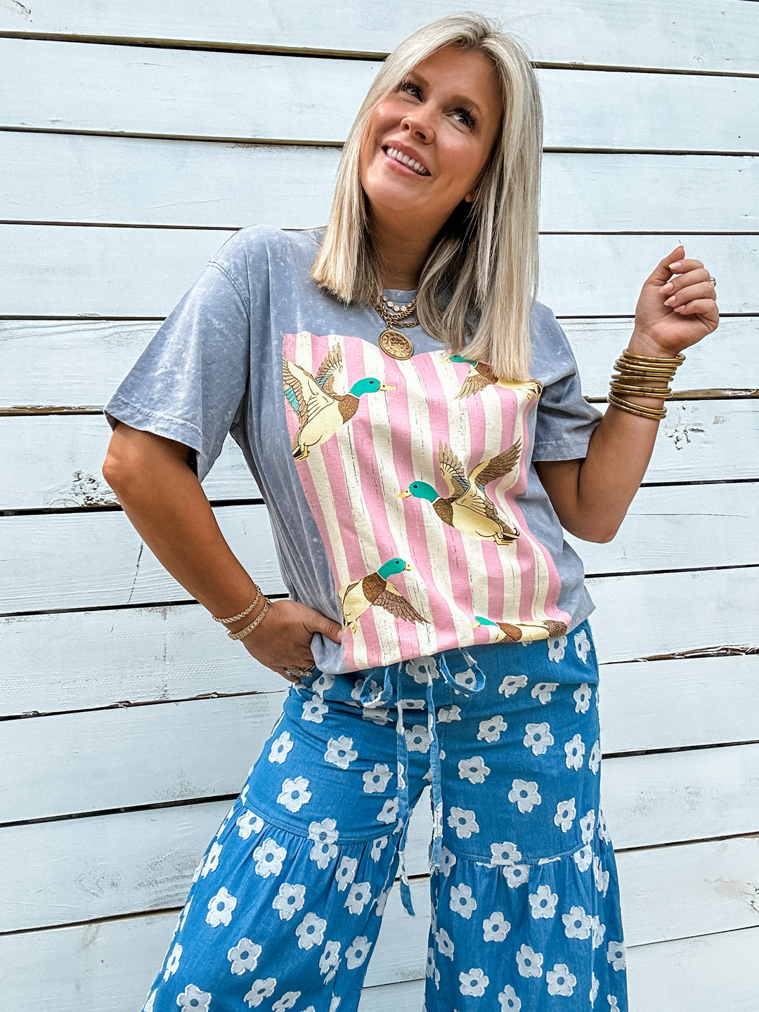 Daisy Days Tiered Wide Leg Pants