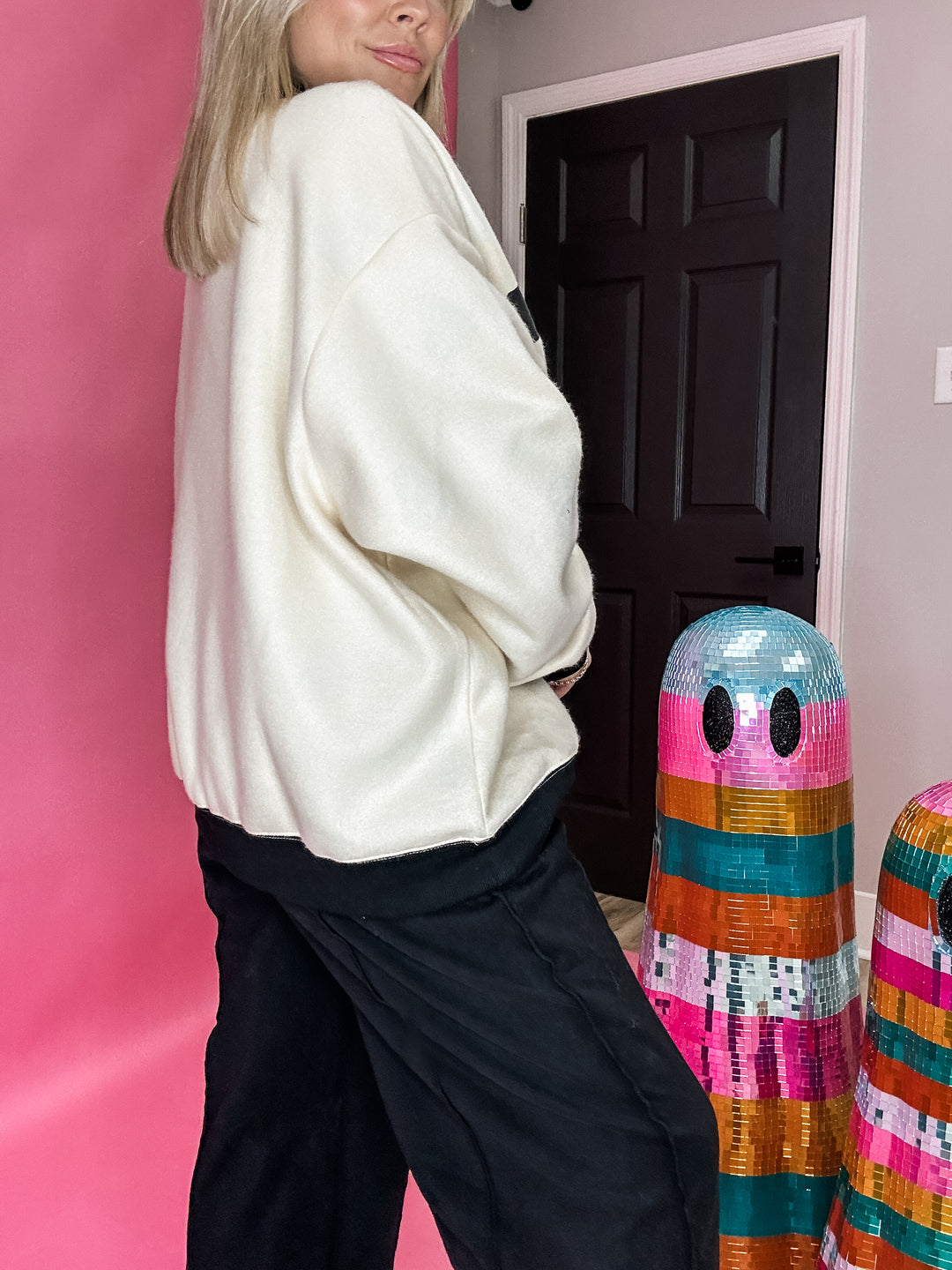 Reversible* Boo Crew Mock Neck
