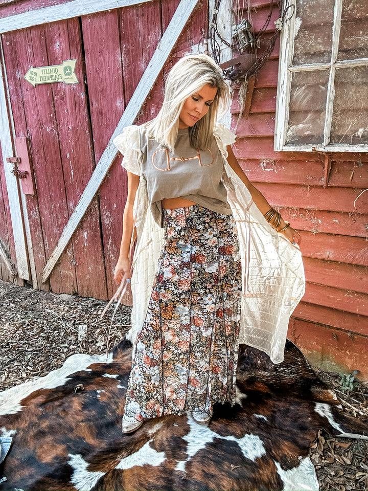 Golden Hour Front Tie Maxi