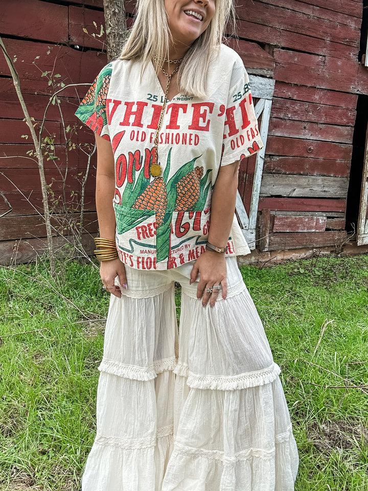 Flour Top with Pockets