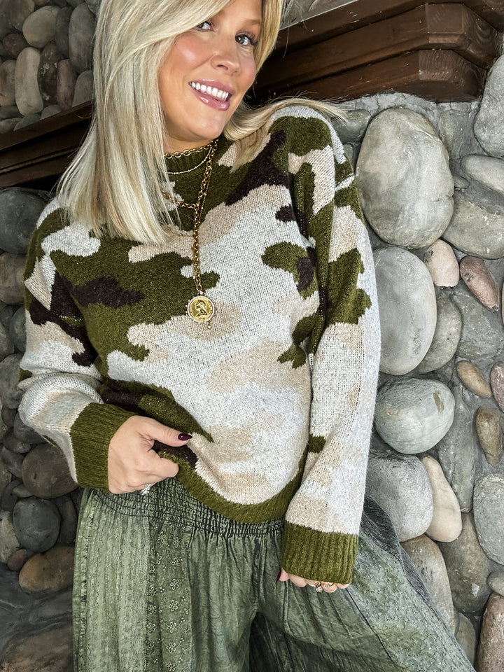Out of Sight Camo Sweater