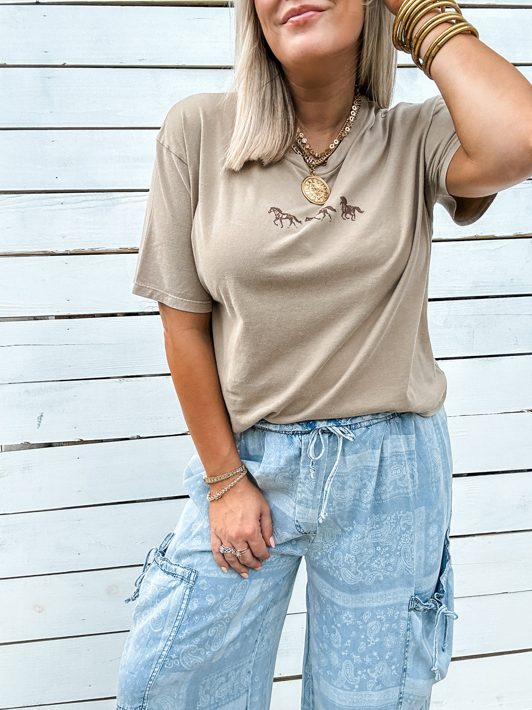Horse Trio Graphic Tee