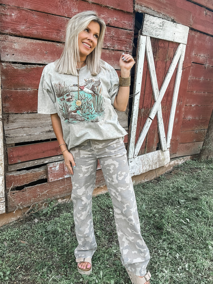 On The Hunt Camo Denim