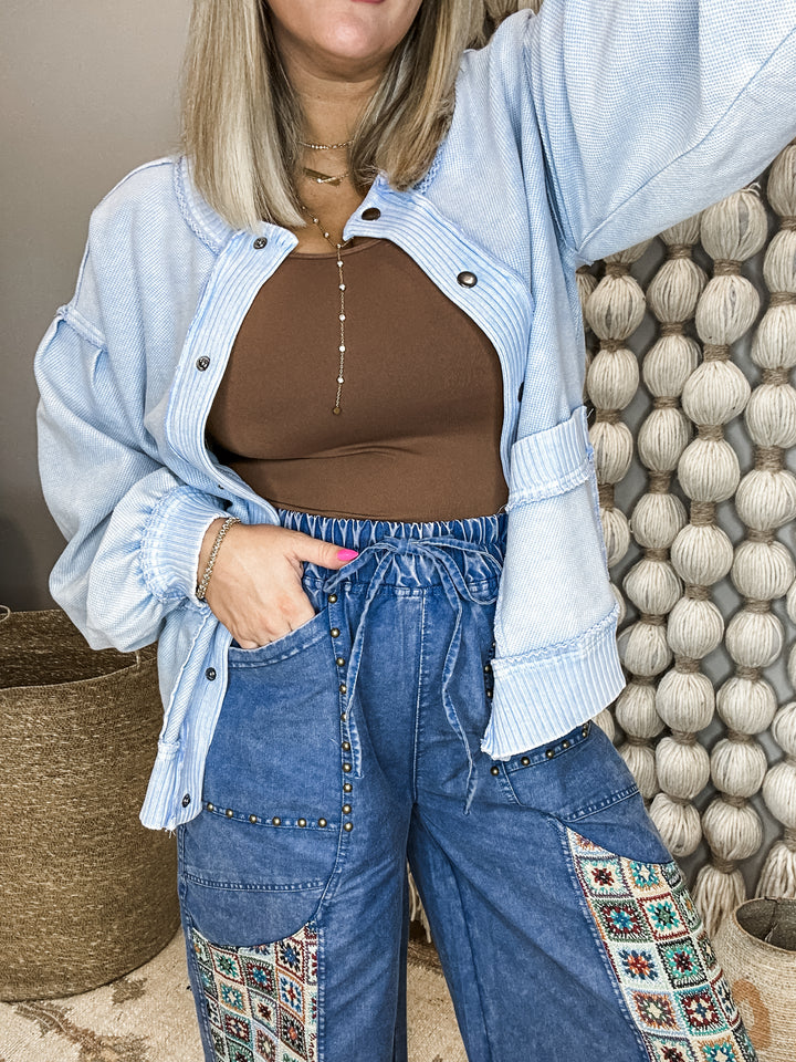 Blue Skies Ahead Sweater Cardigan