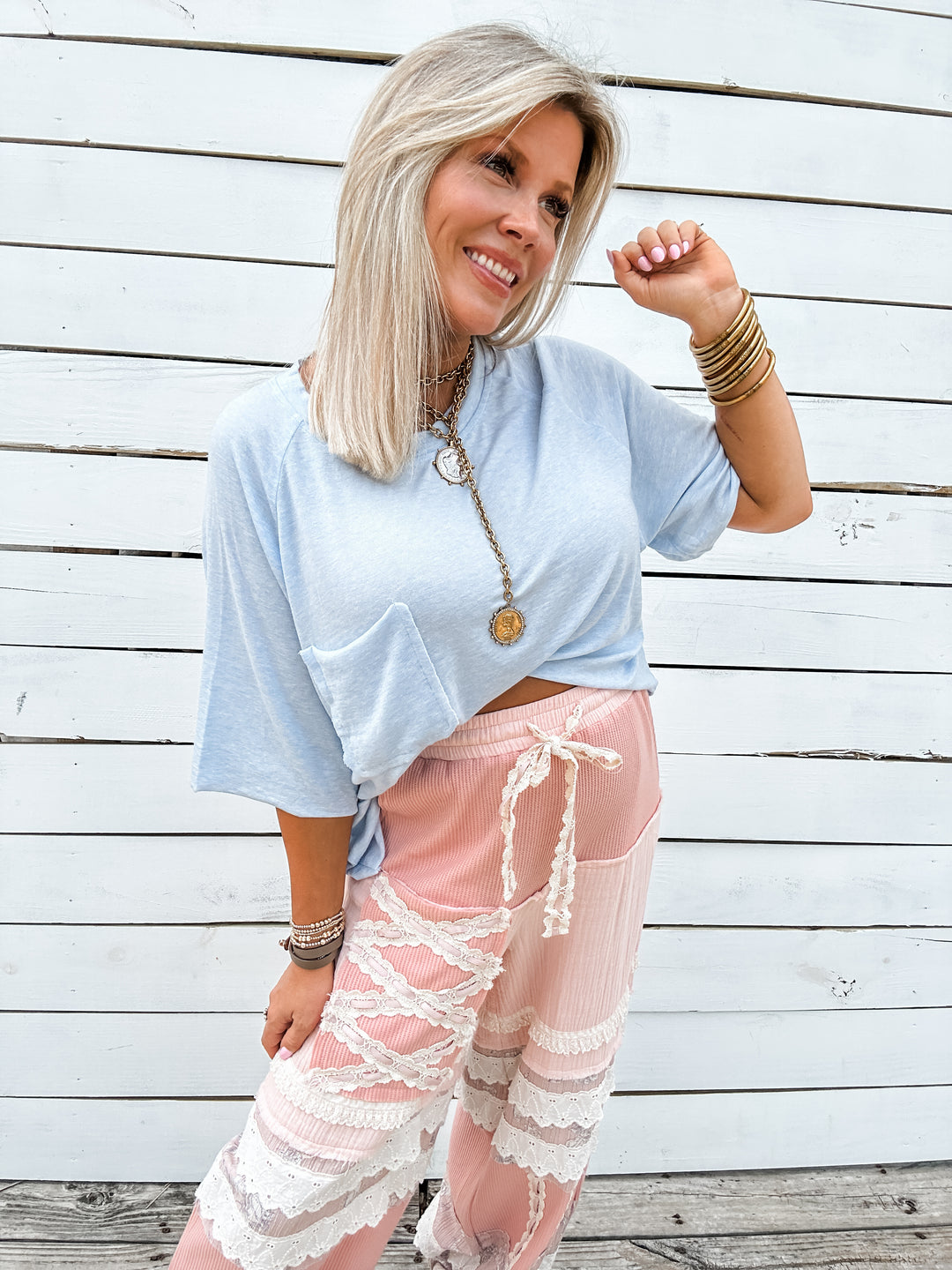 Main Character Joggers - Blush