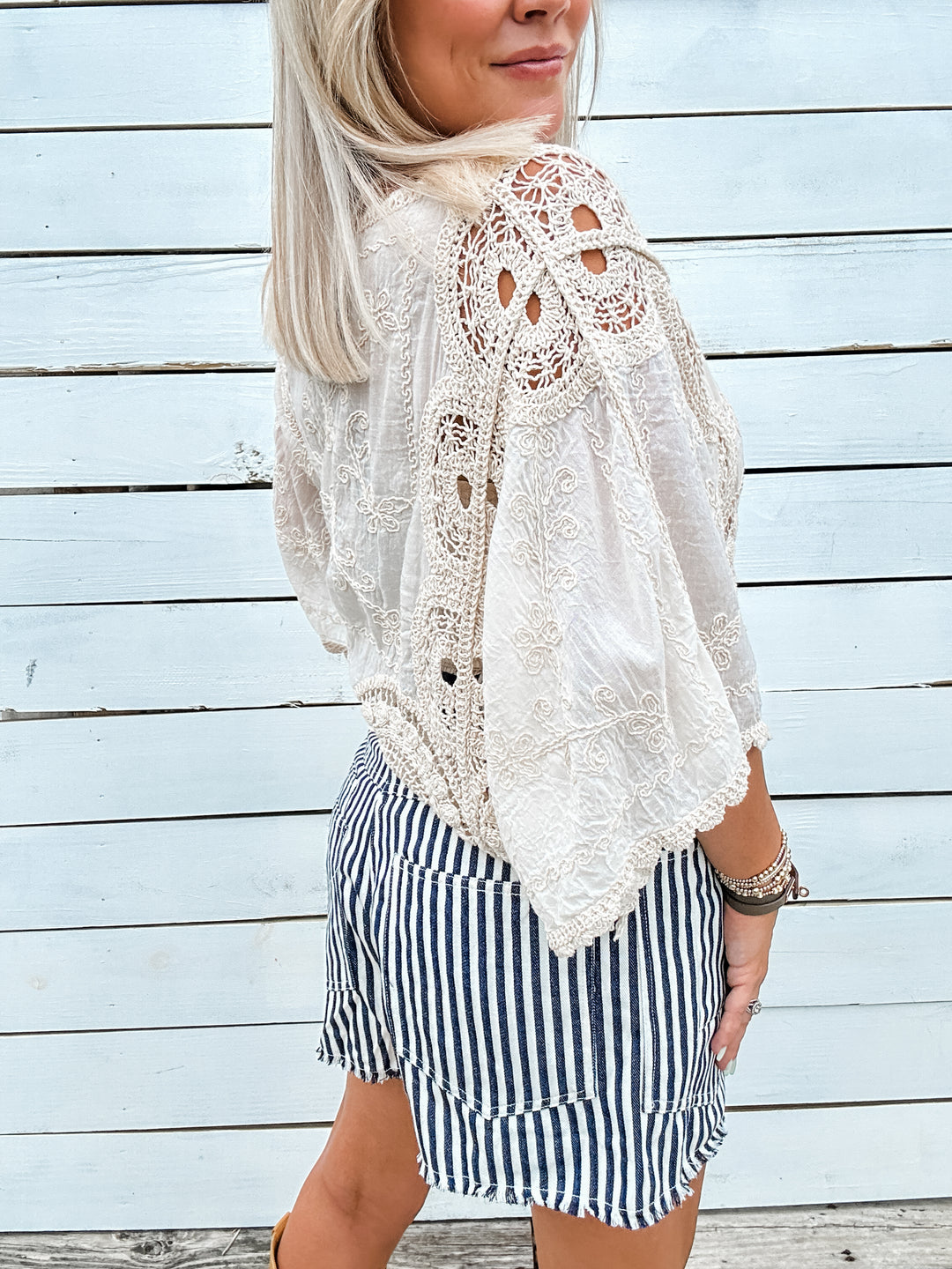 The Easy Fit Stripe Shorts