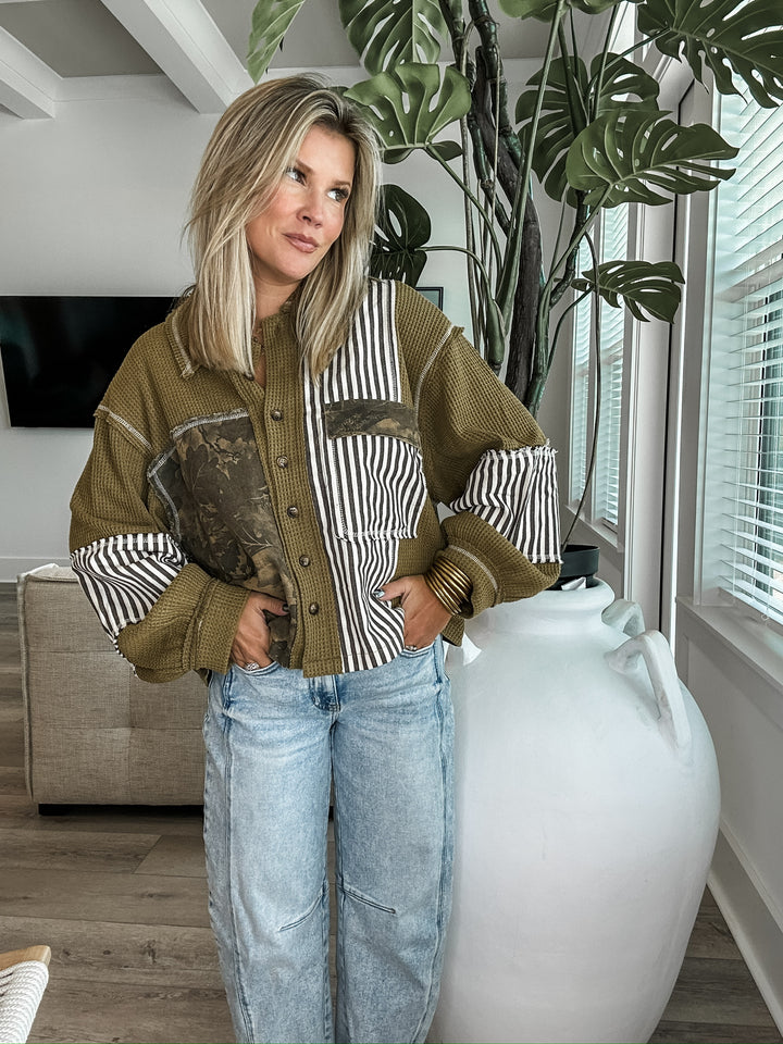 Rugged & Retro Camo Shacket