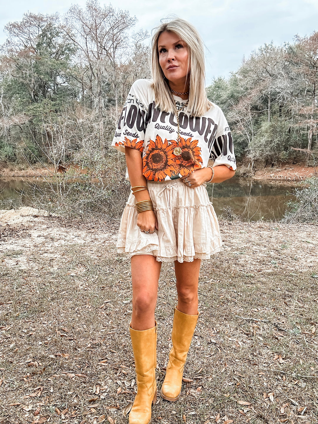 The Minimal Tiered Mini Skirt