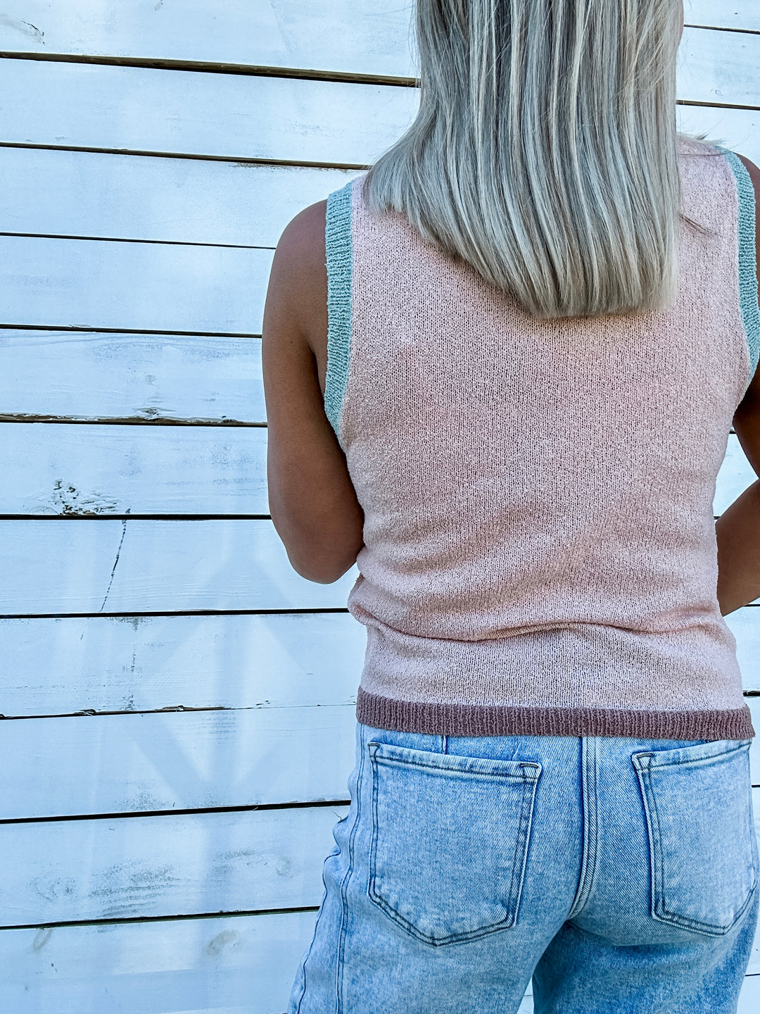 Last Call Olive Sweater Tank