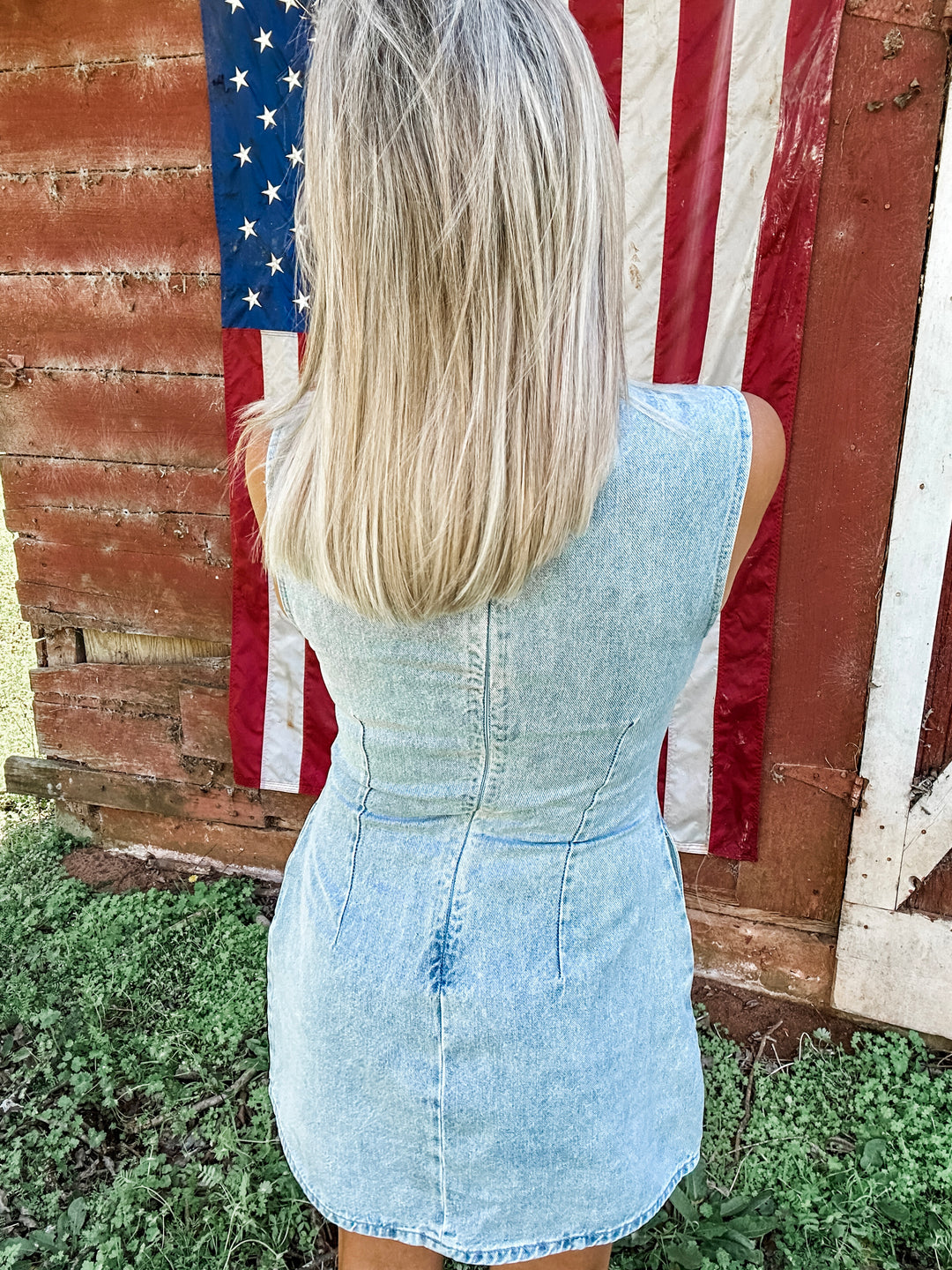 Denim Darling Mineral Wash Denim Dress