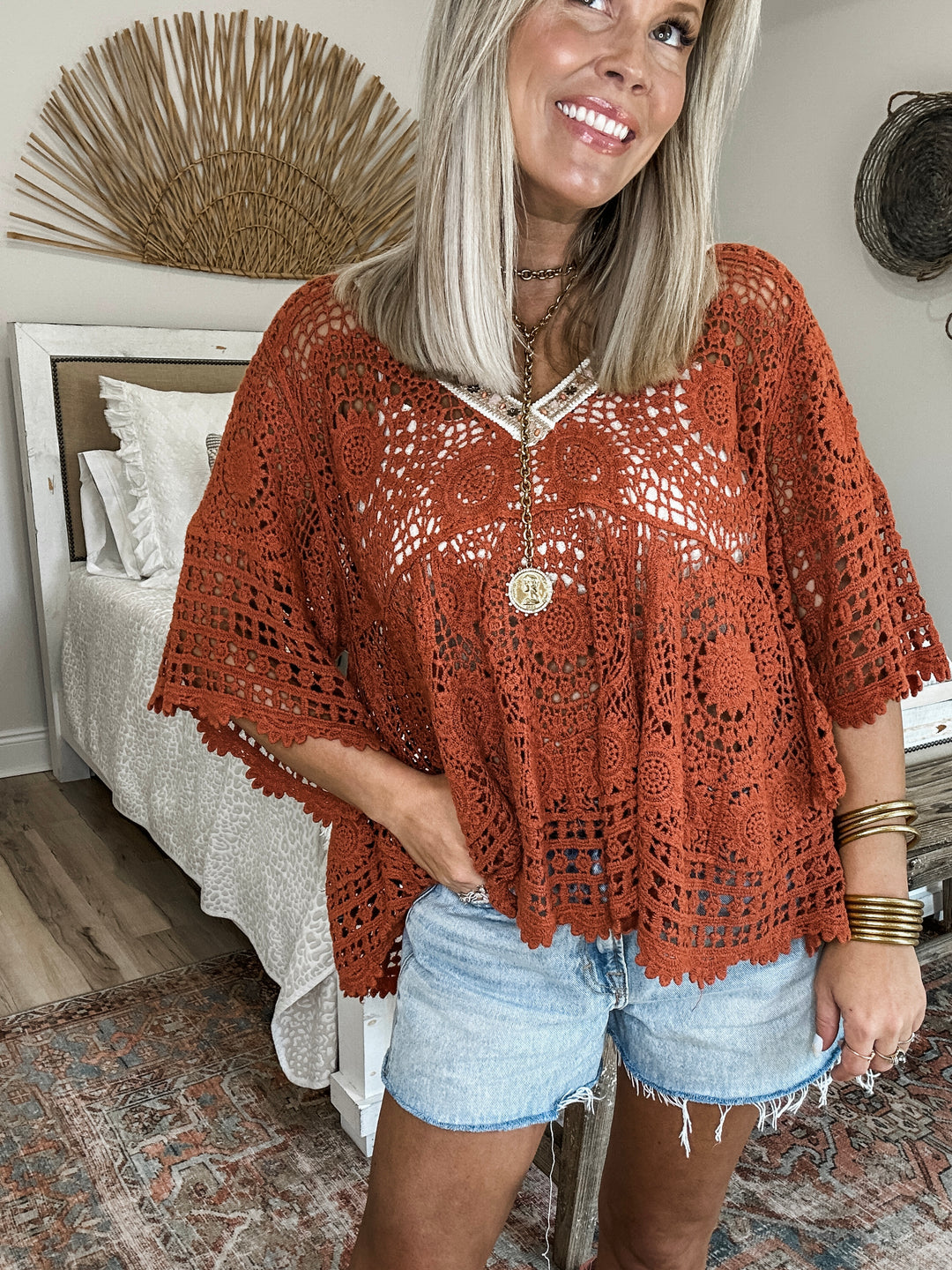 Fine Edge Top - Rust