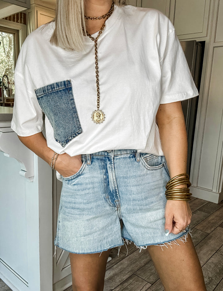 The Everyday Fray Cutoff Shorts