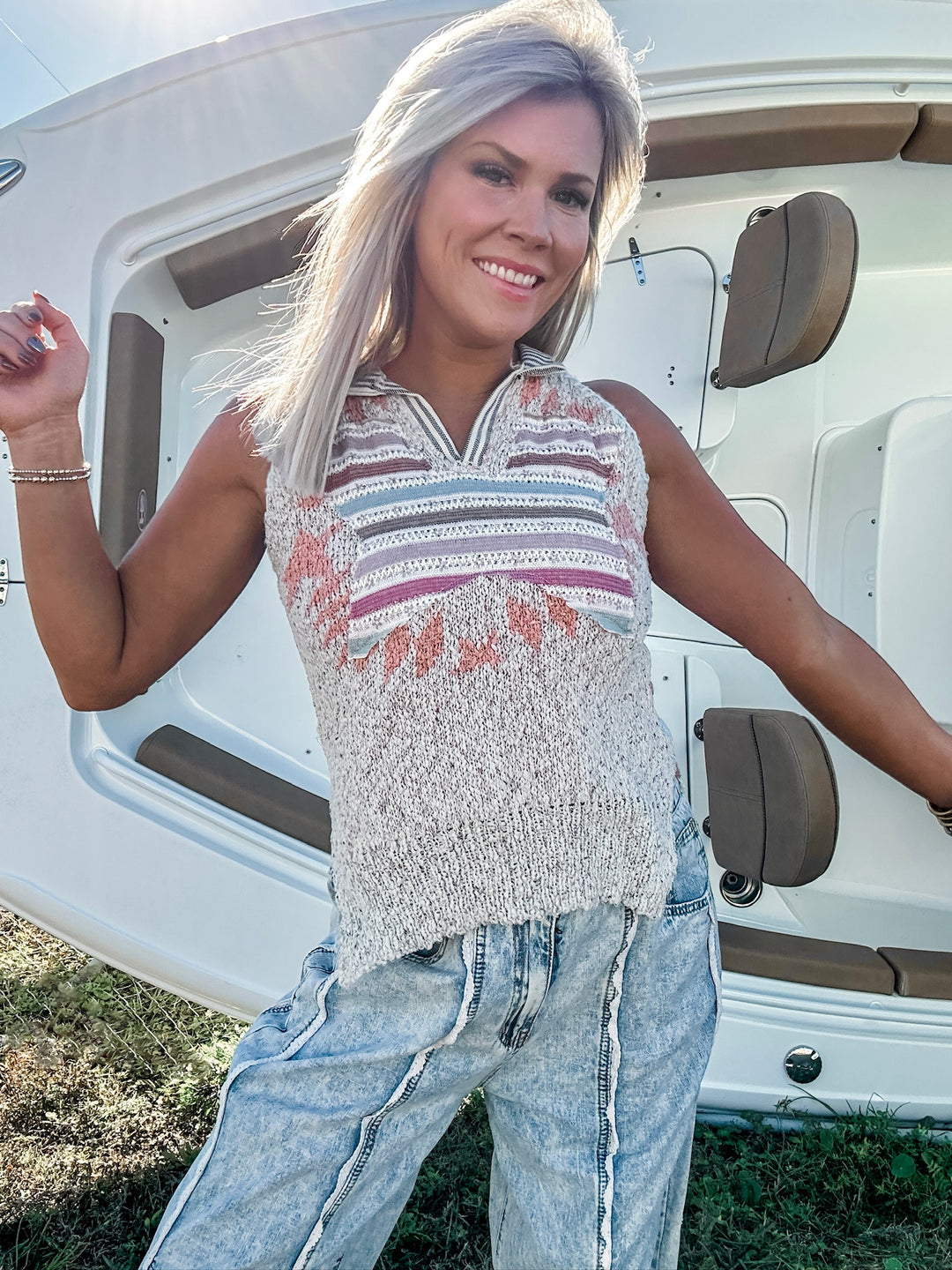 Calm & Collected Spring Sweater