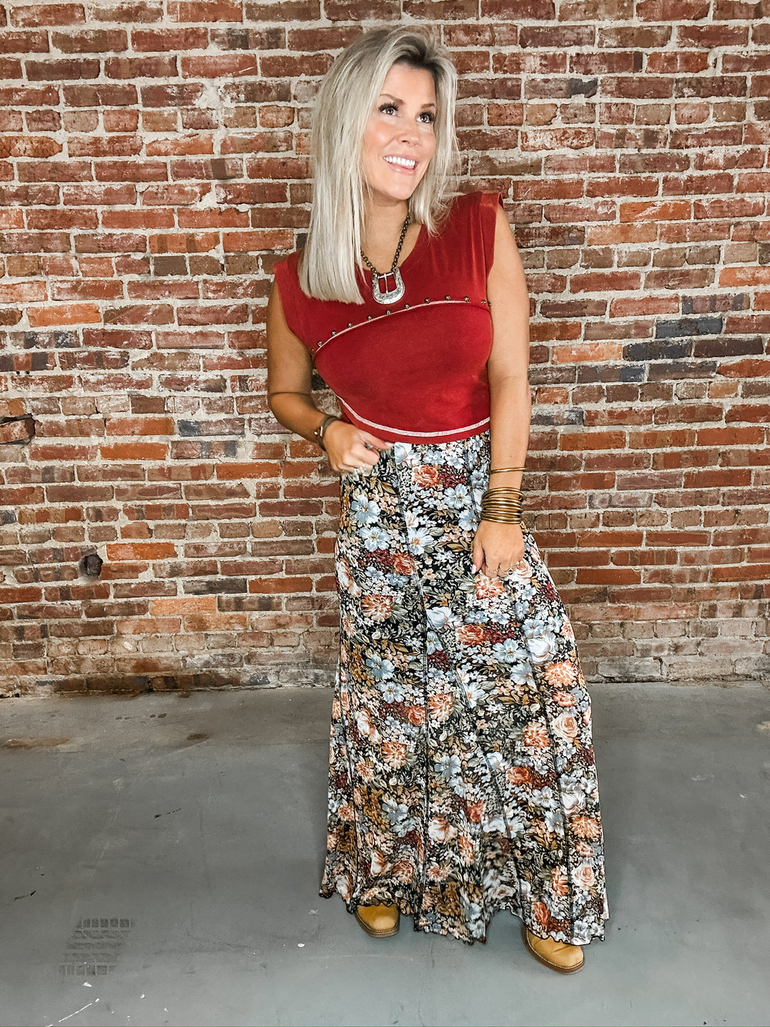 Antique Belt Buckle Necklace