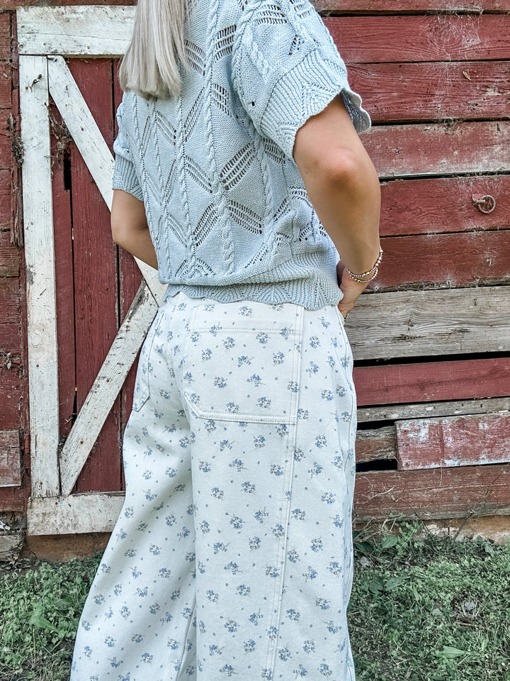 Vintage Feels White Denim Barrels