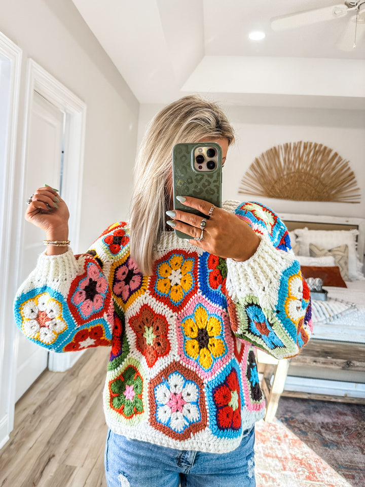 Grandmas's Fave Square Crochet Top