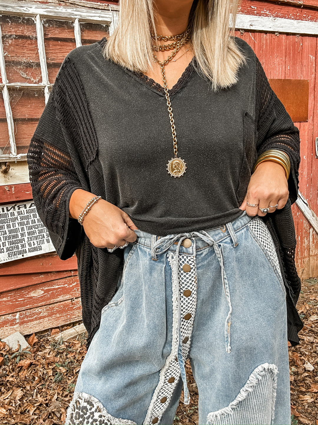 Weekend Wonder Bottoms - Denim Multi