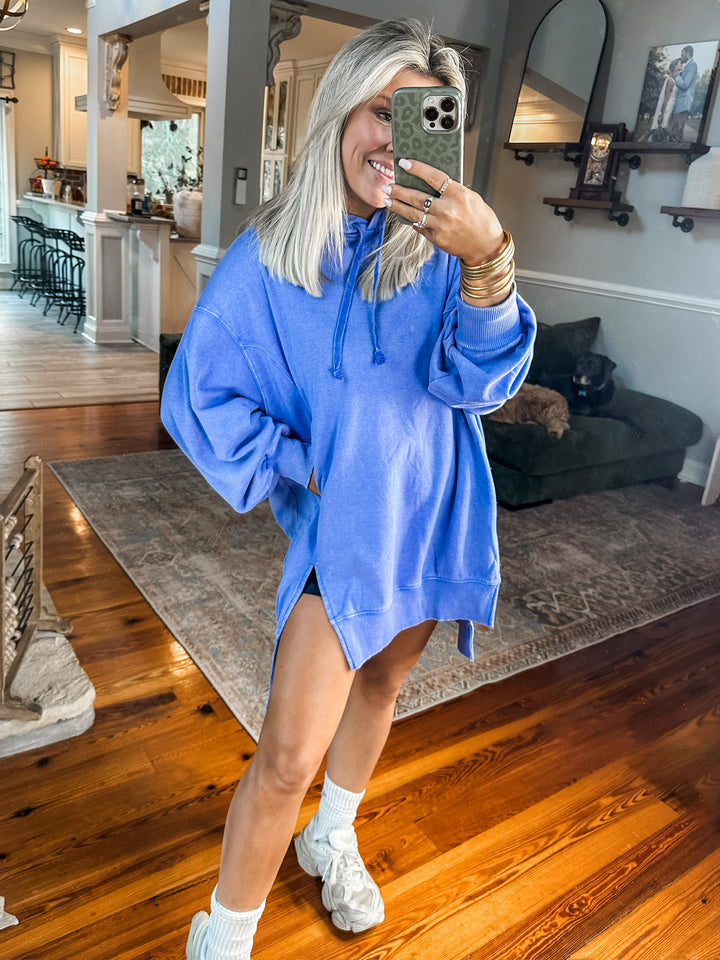 The Weekend Oversized Hoodie - Indigo