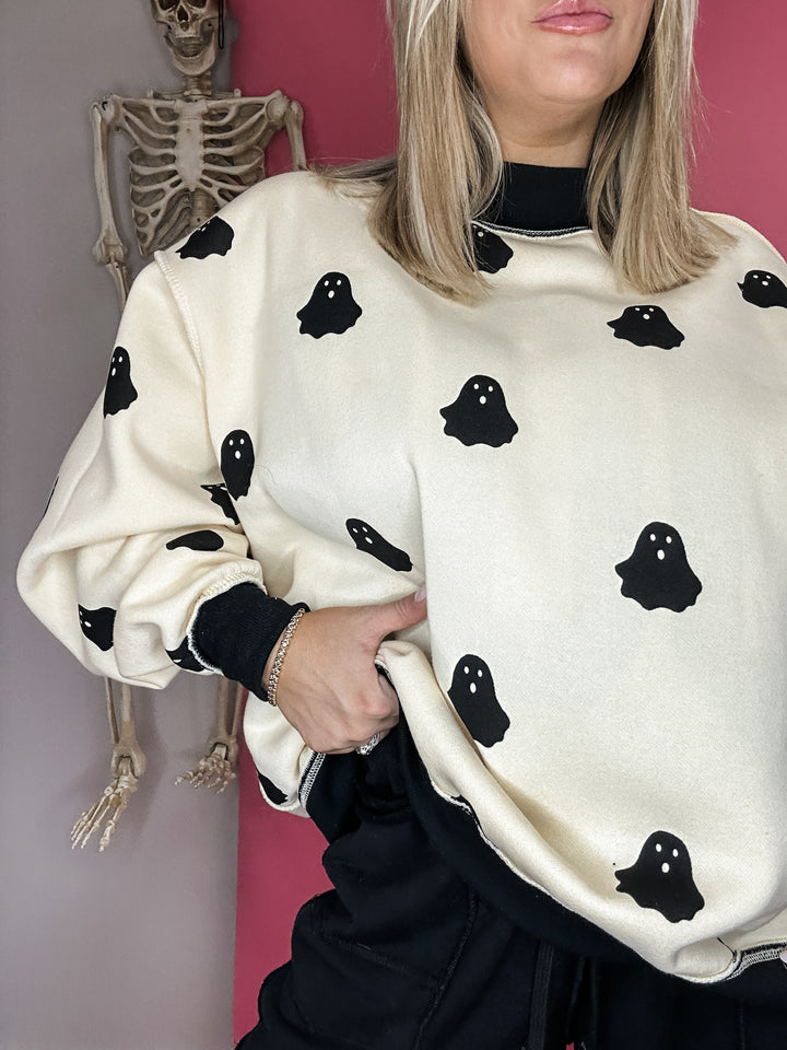 Reversible* Boo Crew Mock Neck
