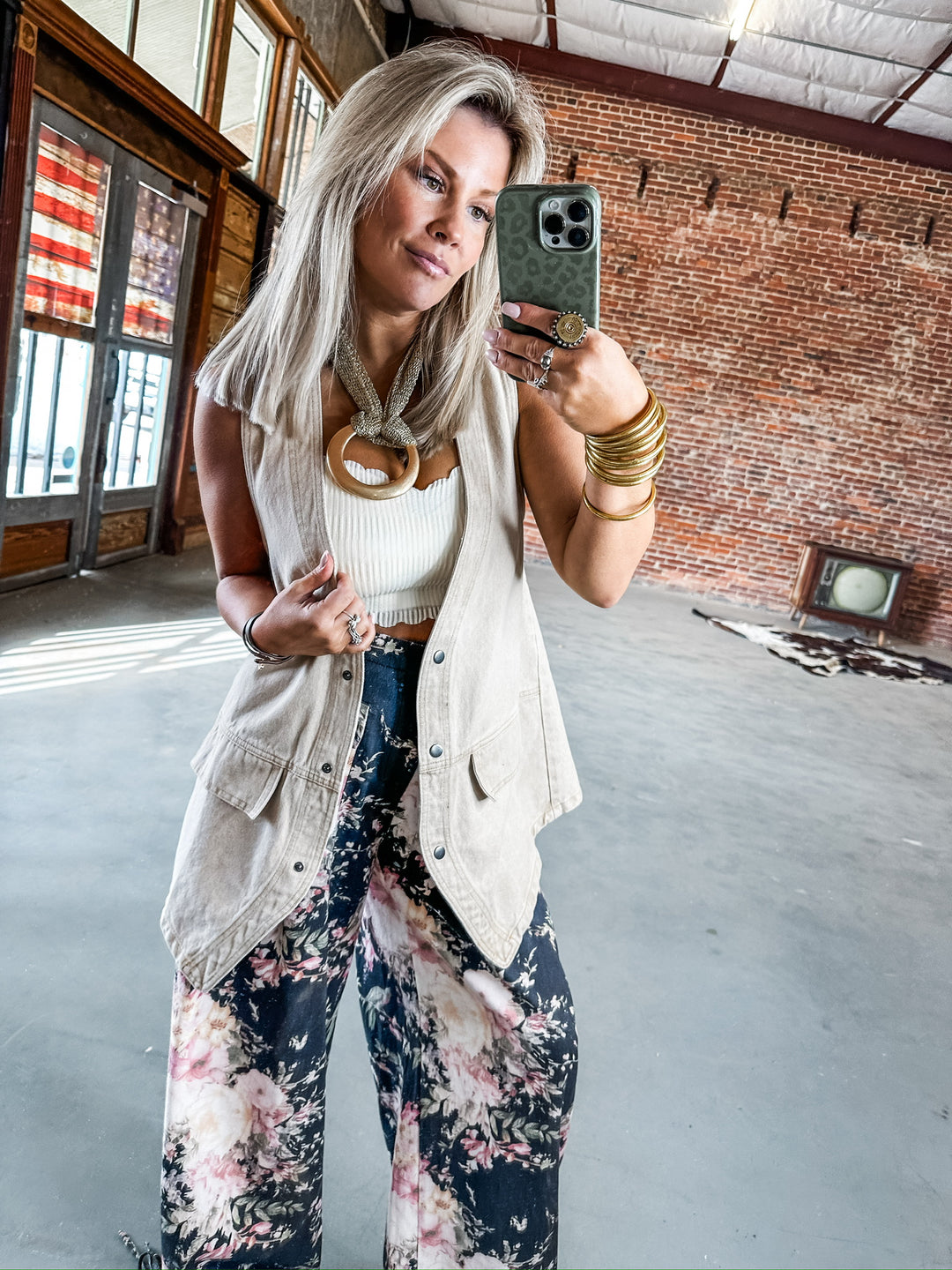 Vintage Trail Denim Vest