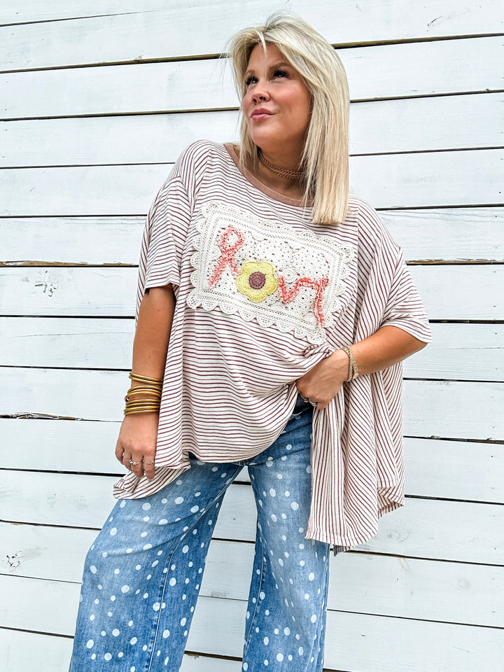 Love Story Top - Cherry Wood