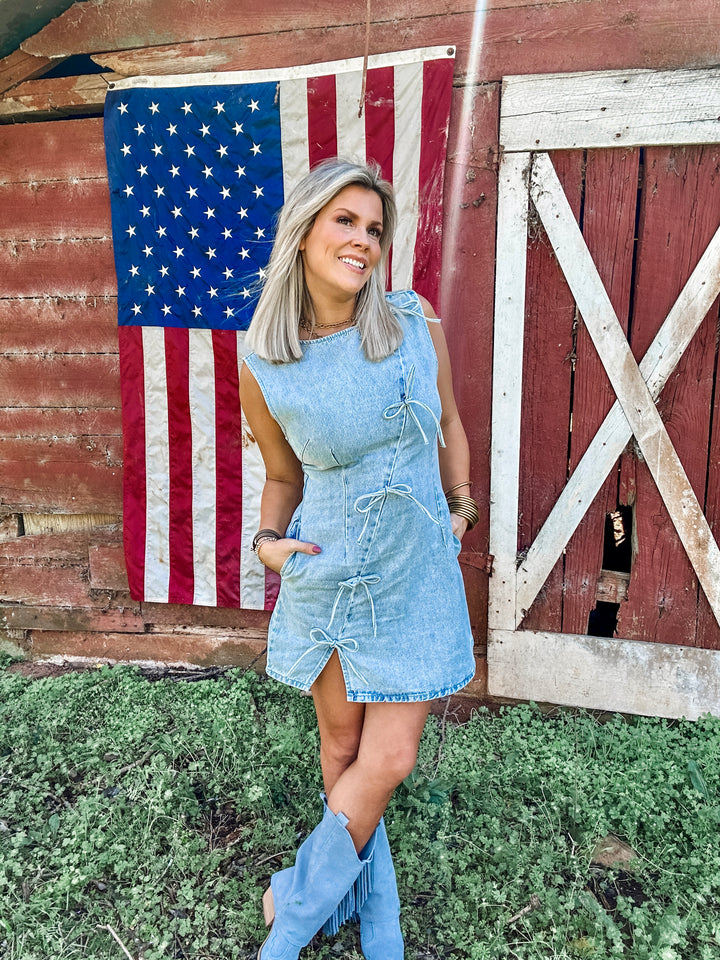 Denim Darling Mineral Wash Denim Dress