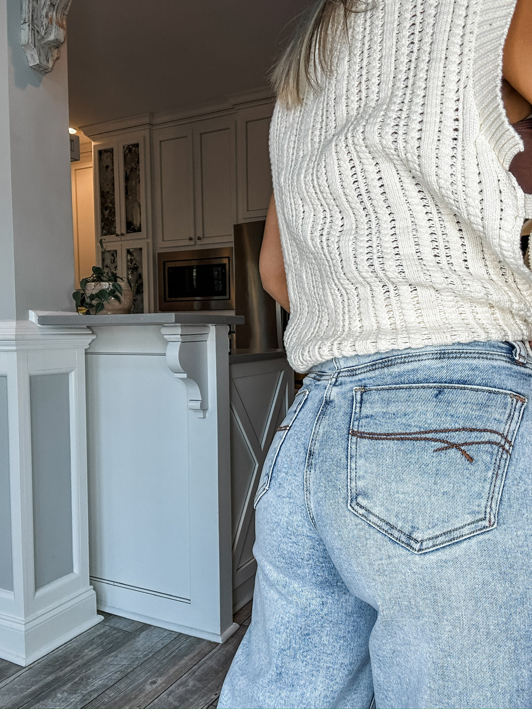 Easy Does It High Rise Tummy Control Wide Leg Denim