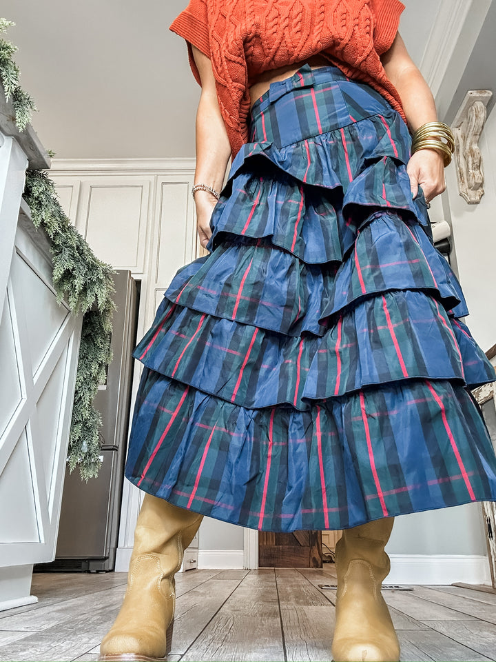 Feeling Festive Midi Skirt