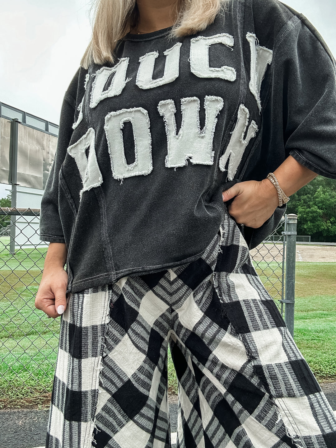 Touch Down Queen Top