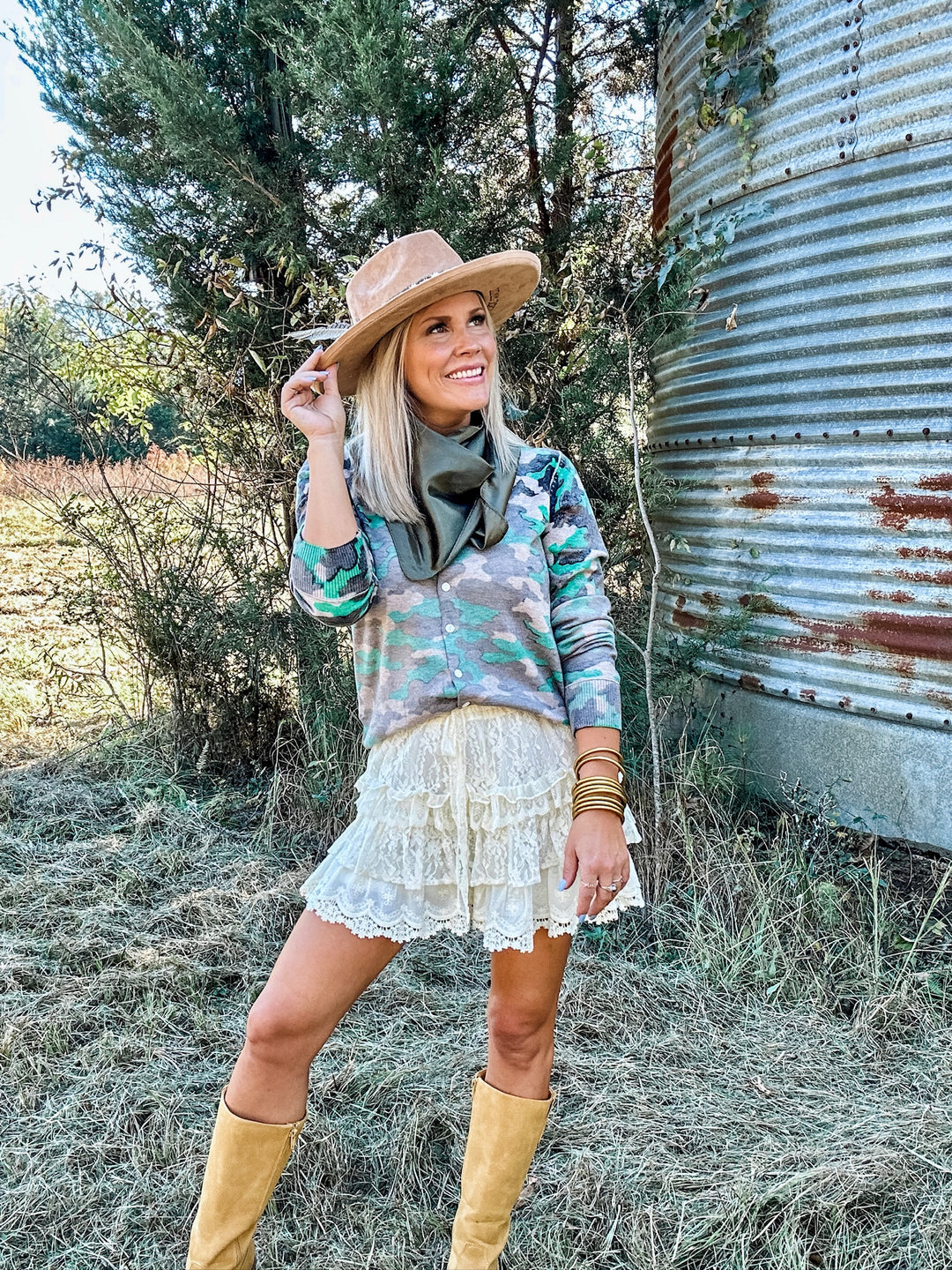 Free Spirit Flirty Lace Shorts